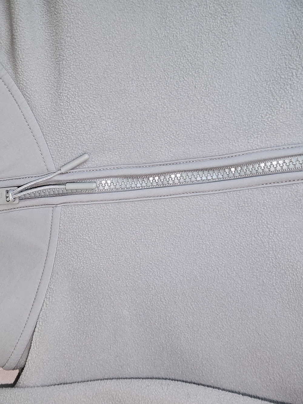 Vuori Light Chalk Gray Blue Quarter-Zip Pullover Hoodie Gorpcore Athleisure - Picture 9 of 9